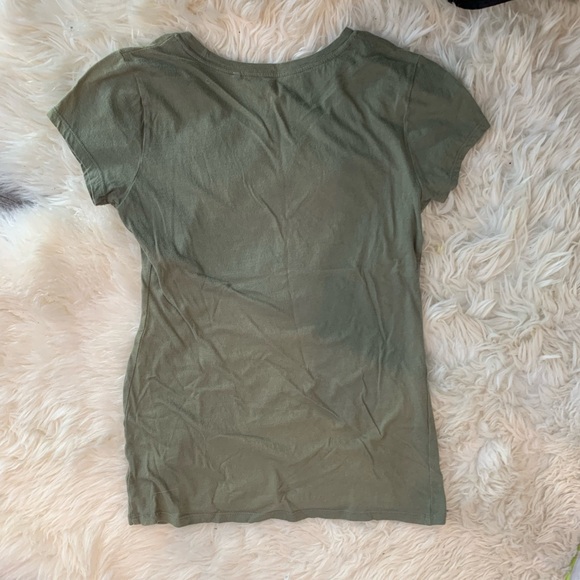 GUESS Olive Green Women's Top - Picture 2 of 3